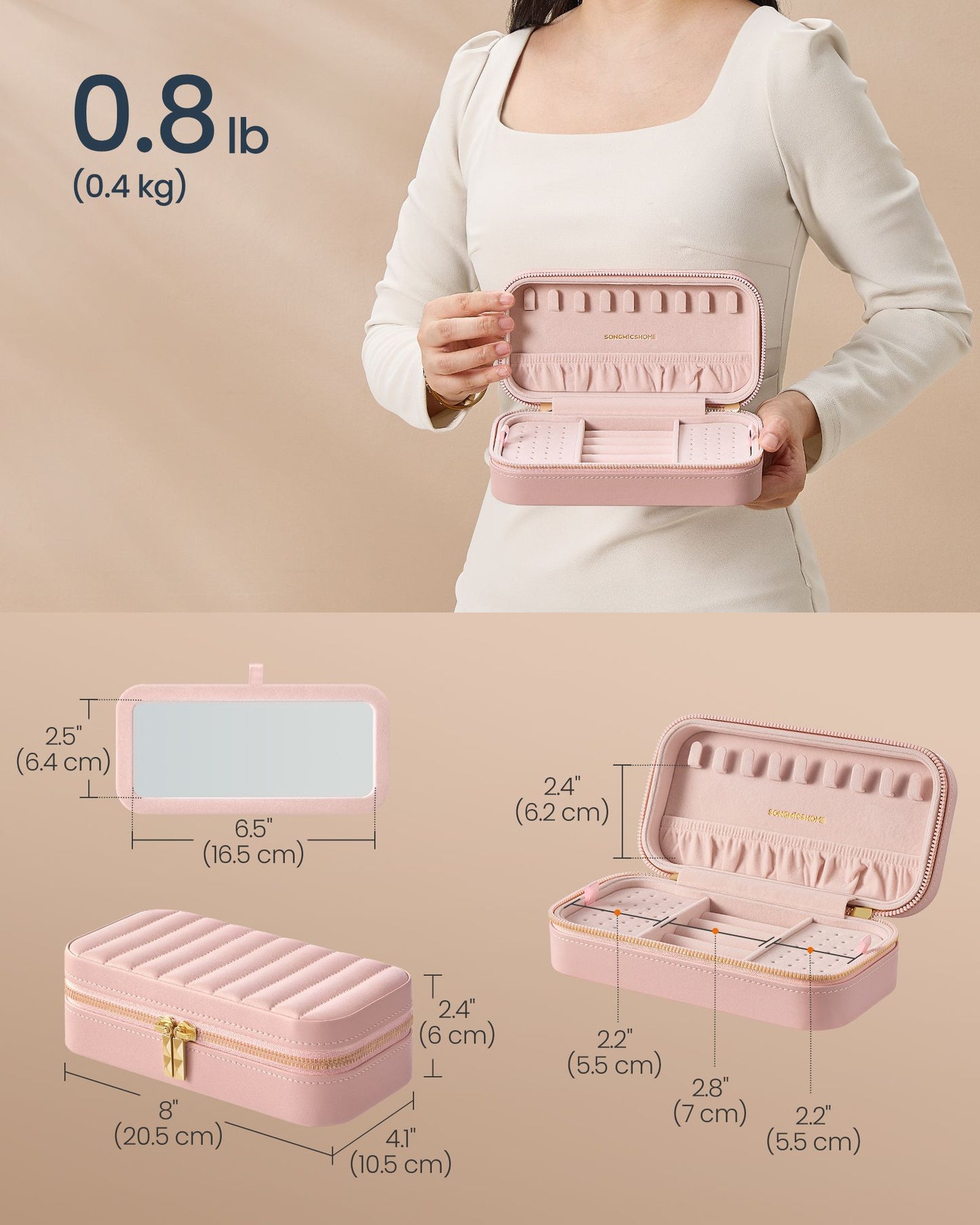 Travel Jewelry Case - HWLEXTRA 