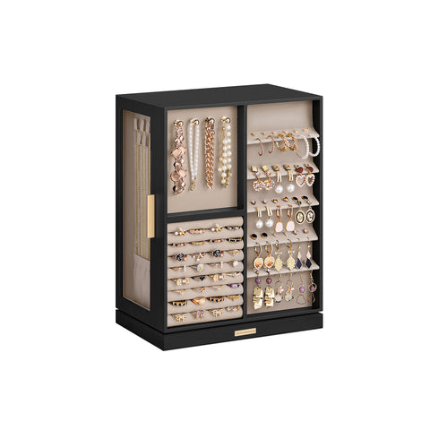 Jewelry Box 360 Rotating with 7 Drawers