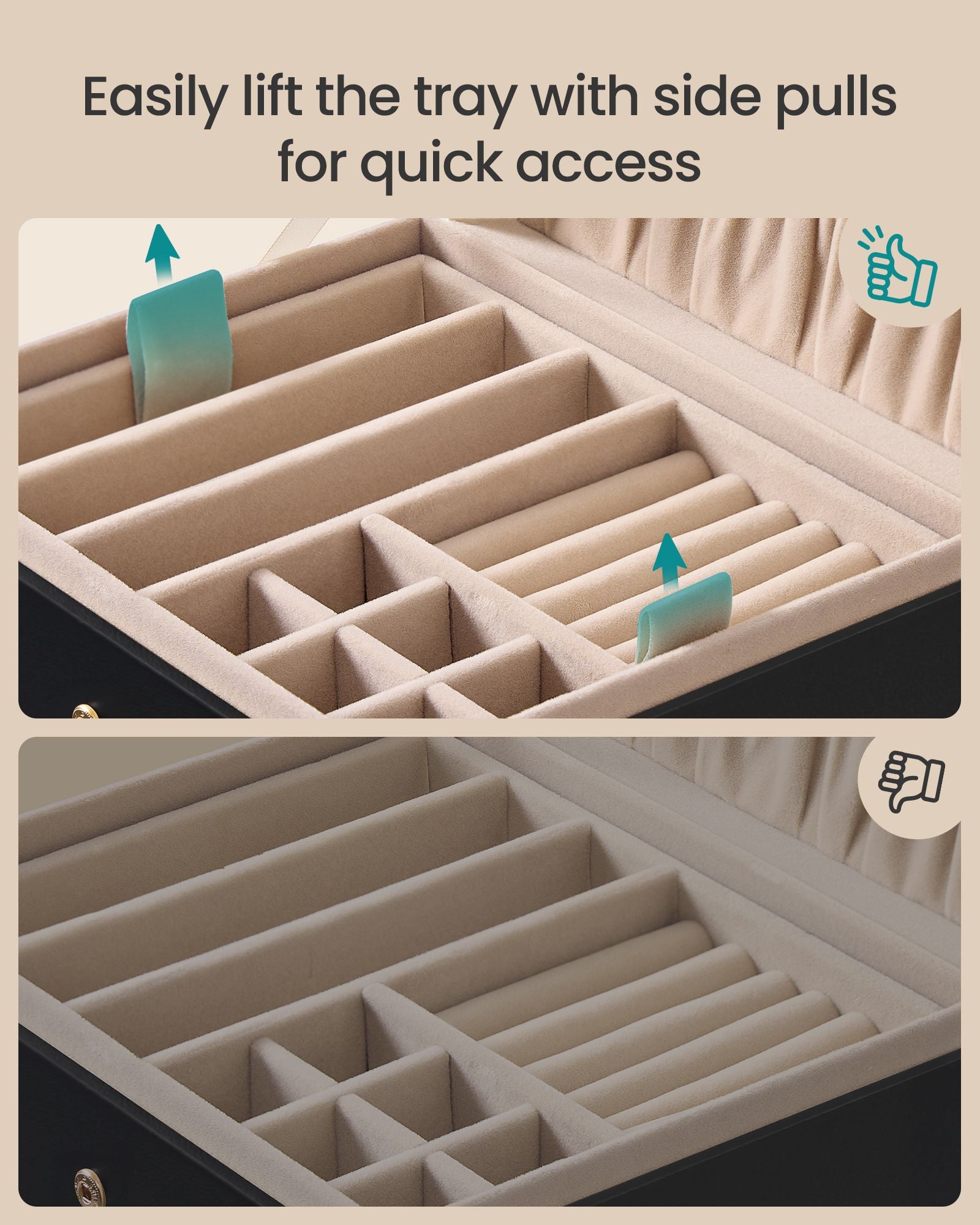 2-Layer Jewelry Box Organizer - image 5