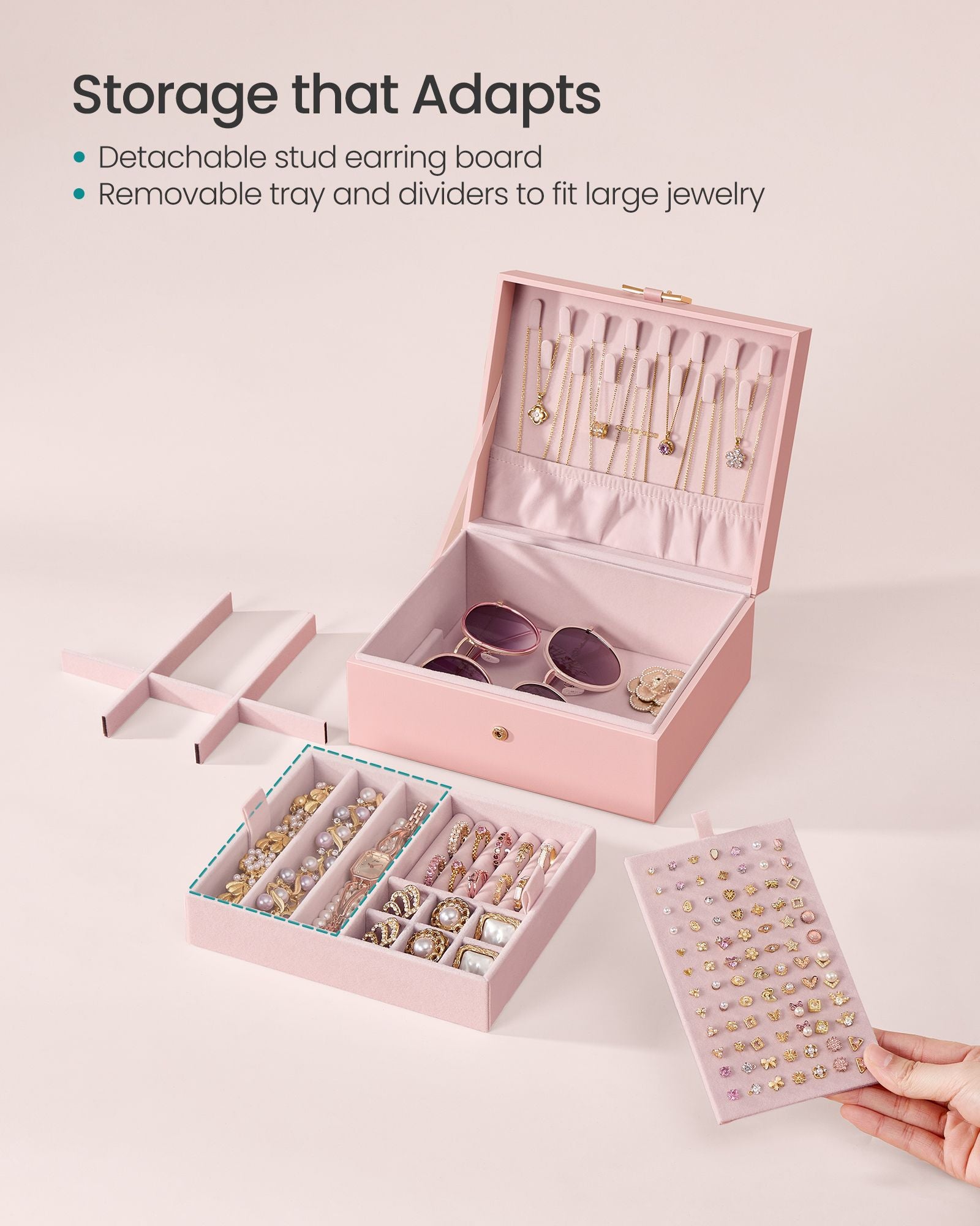 2-Layer Jewelry Box Organizer - image 8