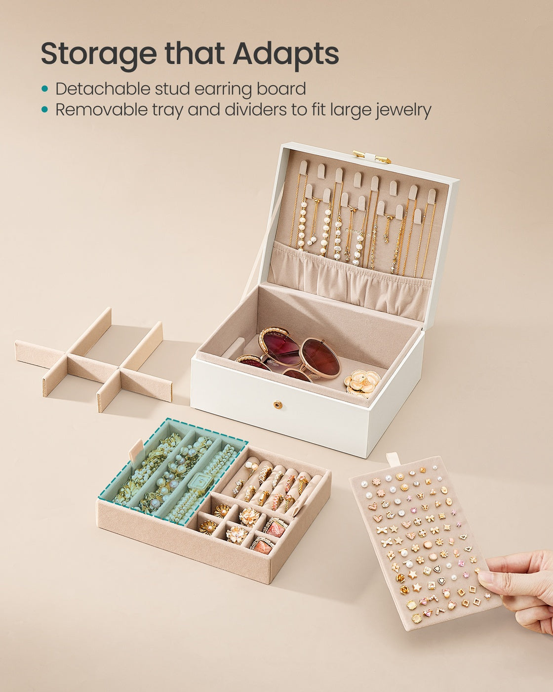 2-Layer Jewelry Box Organizer - image 13