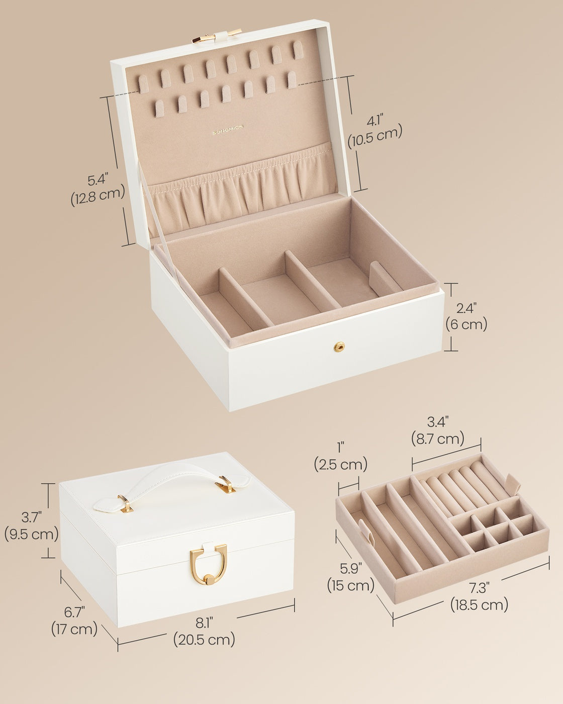 2-Layer Jewelry Box Organizer - image 14