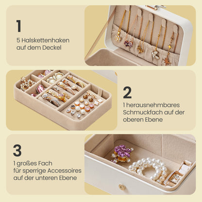 Portable Jewelry Box, Travel Jewelry Case