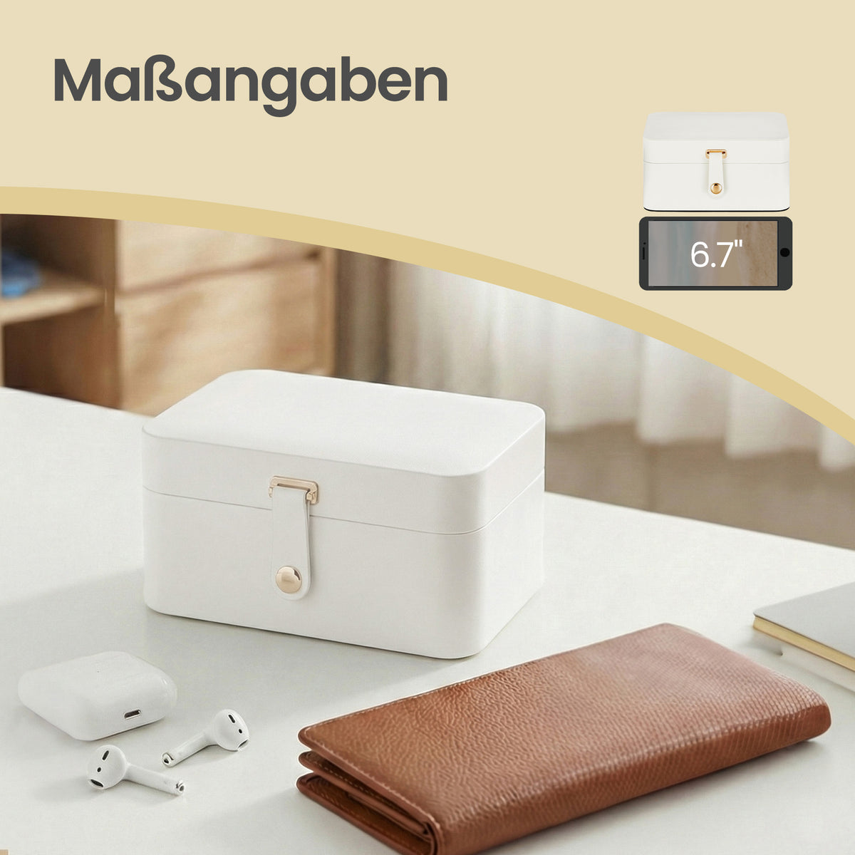 Portable Jewelry Box, Travel Jewelry Case