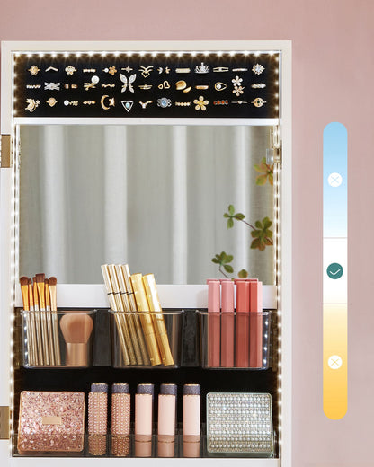 Wall Mounted Jewellery Cabinet Organizer with LED Lights - image 6