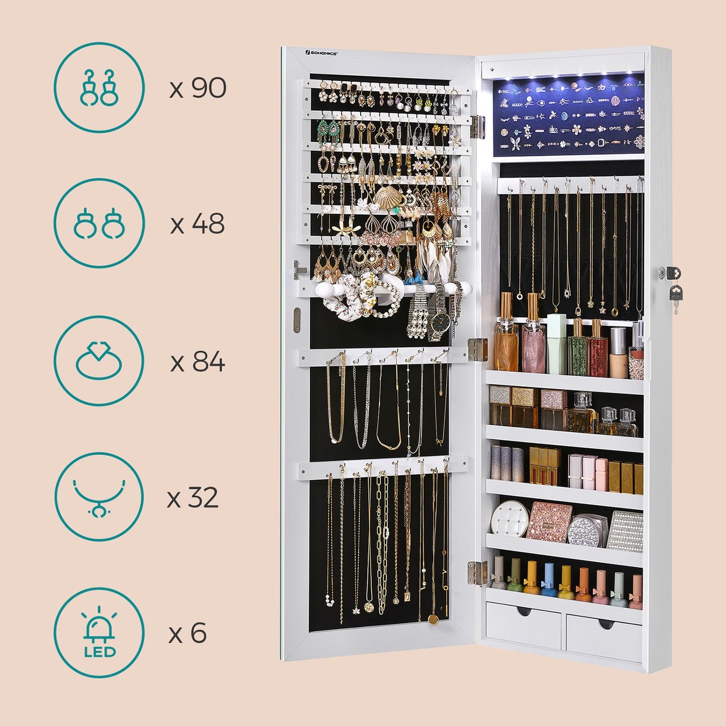 Full Screen Jewelry Cabinet - image 8