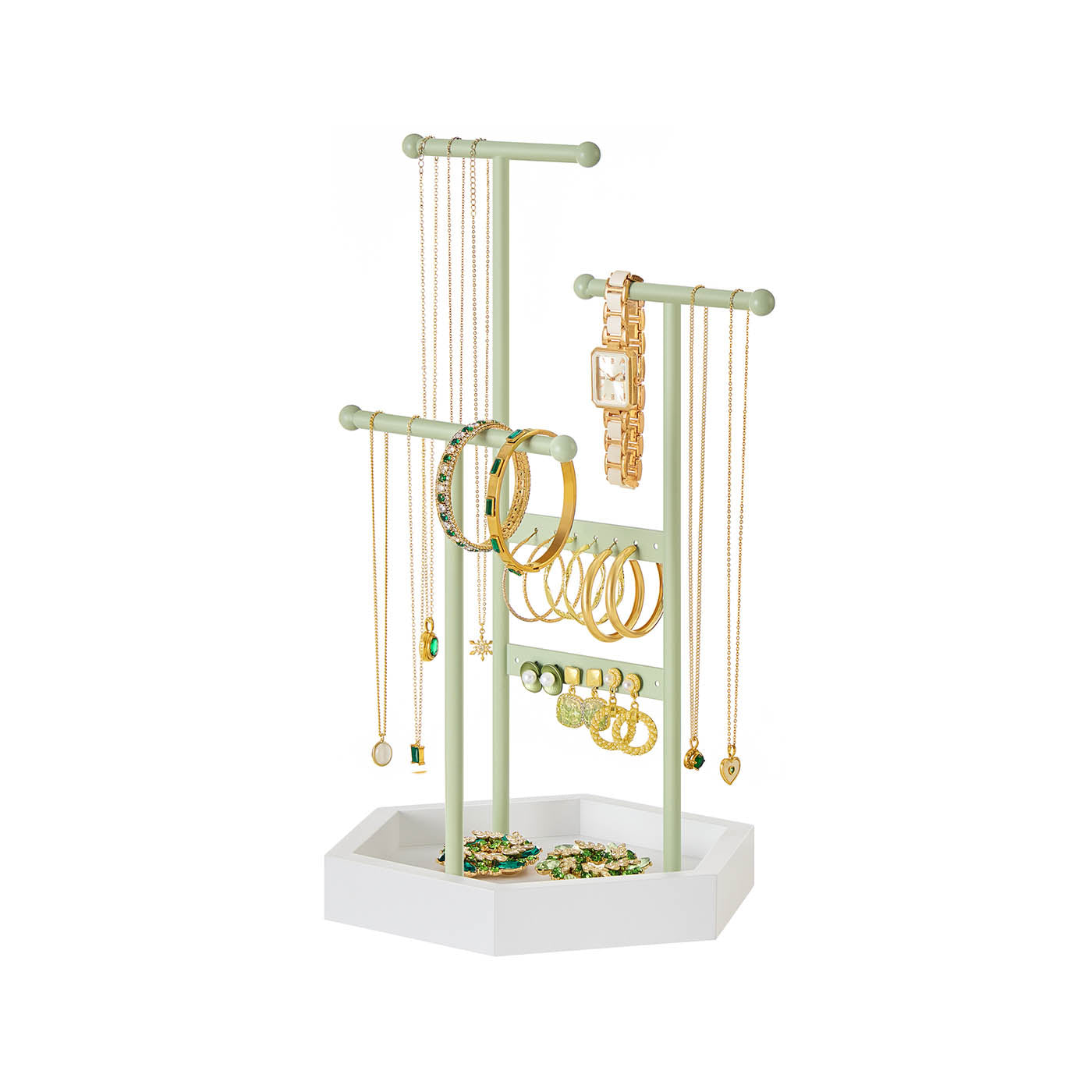 Jewelry Holder with Metal Frame