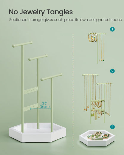 Jewelry Holder with Metal Frame