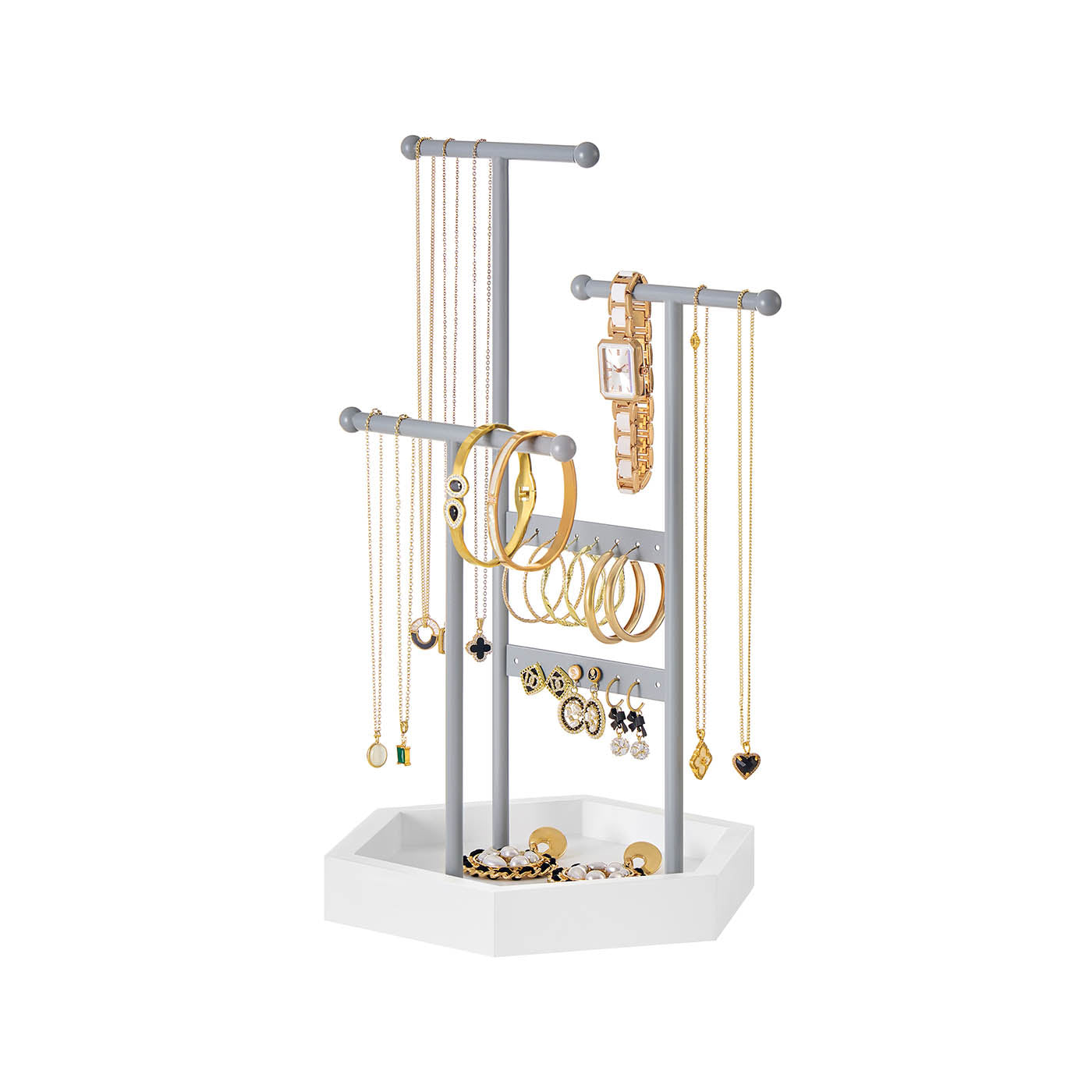 Jewelry Holder with Metal Frame