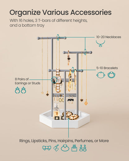 Jewelry Holder with Metal Frame