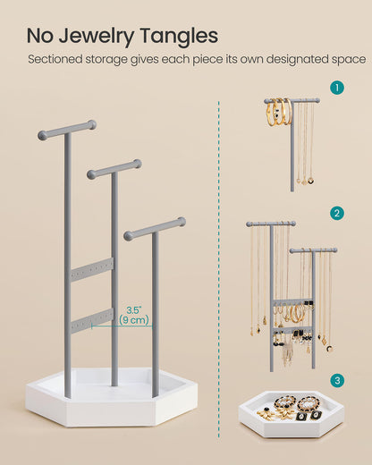 Jewelry Holder with Metal Frame