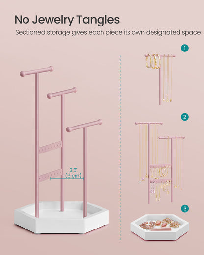 Jewelry Holder with Metal Frame