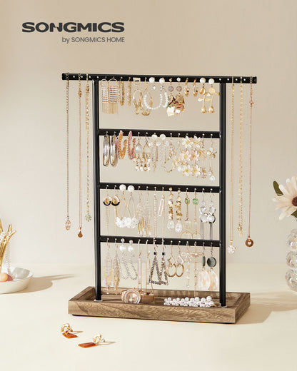 4-Tier Jewelry Holder Organizer