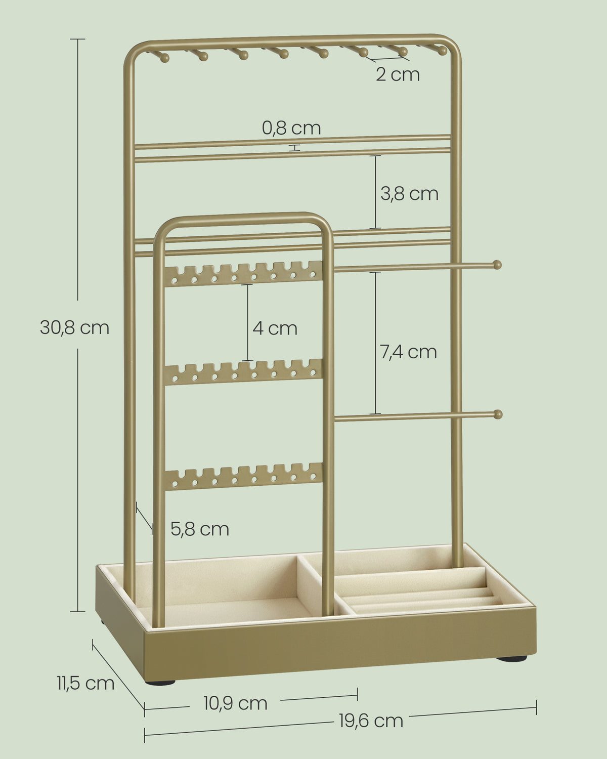 Jewellery Stand — Laurel Green