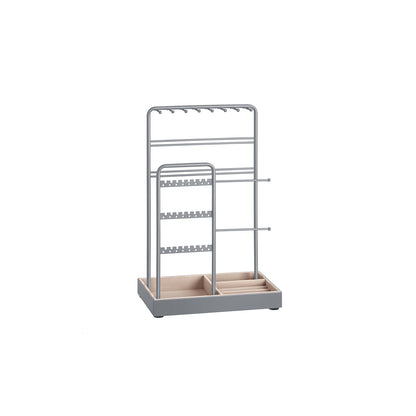 Jewelry Holder with Metal Frame and Velvet Tray - HWLEXTRA 