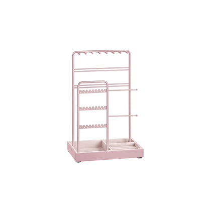 Jewelry Holder with Metal Frame and Velvet Tray - HWLEXTRA 