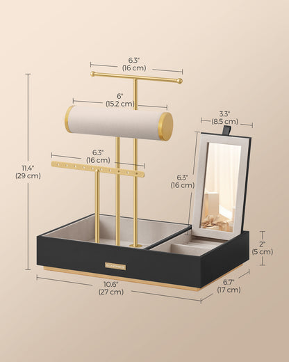 Jewelry Holder with Necklace Earring Bracelet Holder