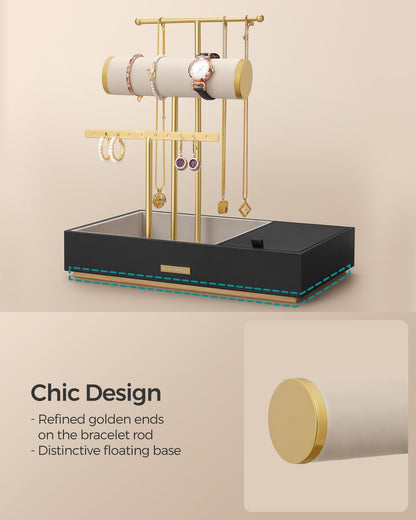 Jewelry Holder with Necklace Earring Bracelet Holder
