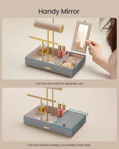 Jewelry Holder with Necklace Earring Bracelet Holder