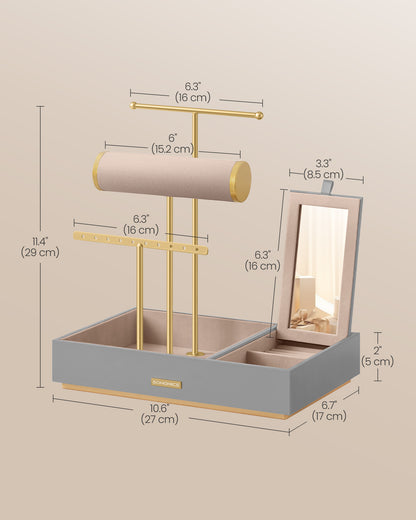 Jewelry Holder with Necklace Earring Bracelet Holder
