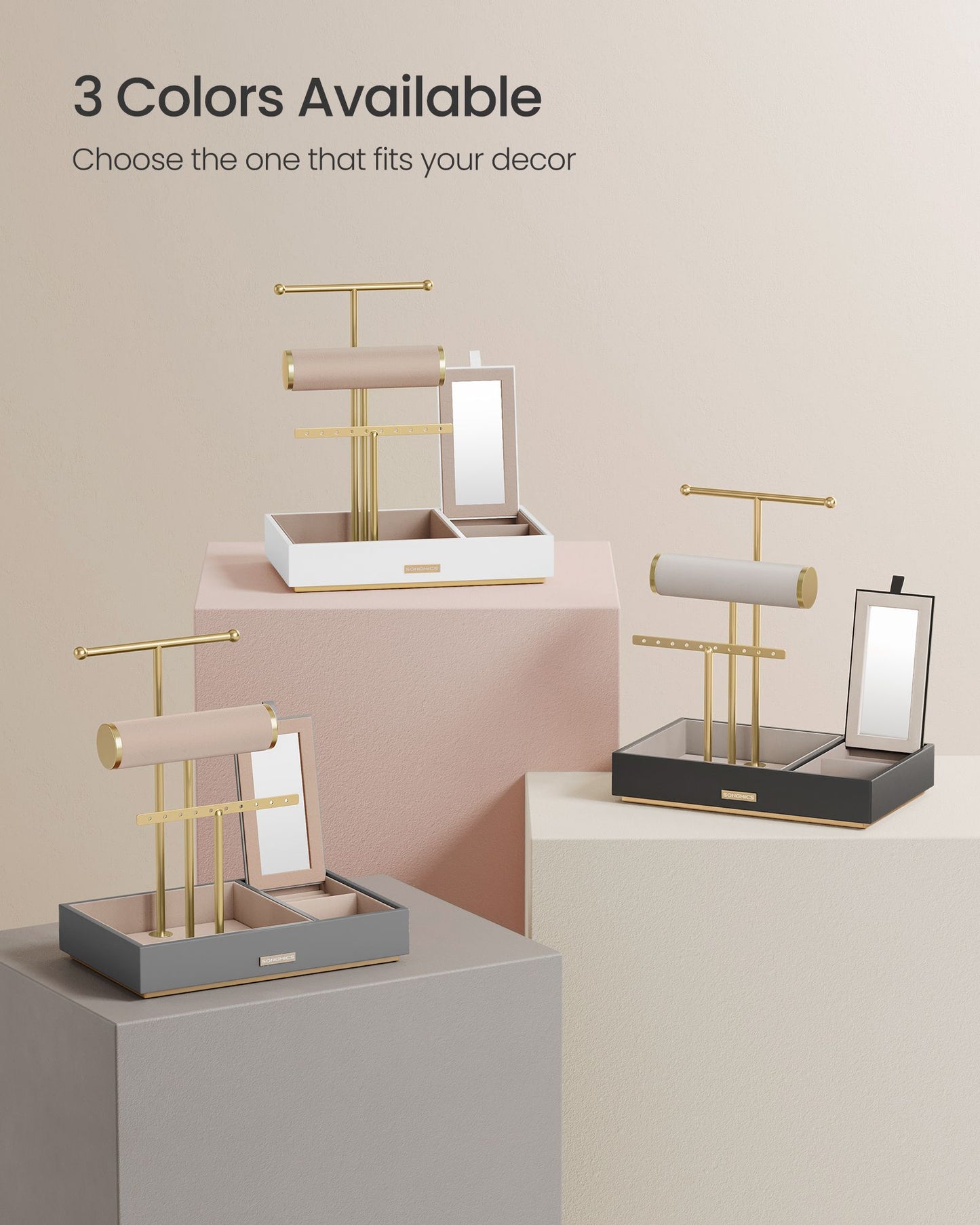 Jewelry Holder with Necklace Earring Bracelet Holder