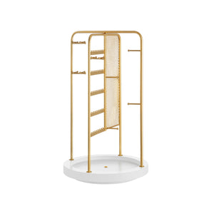 Rotating Jewellery Stand with Bottom Tray