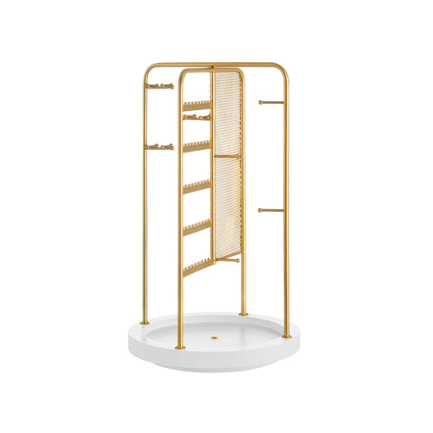 Rotating Jewellery Stand with Bottom Tray
