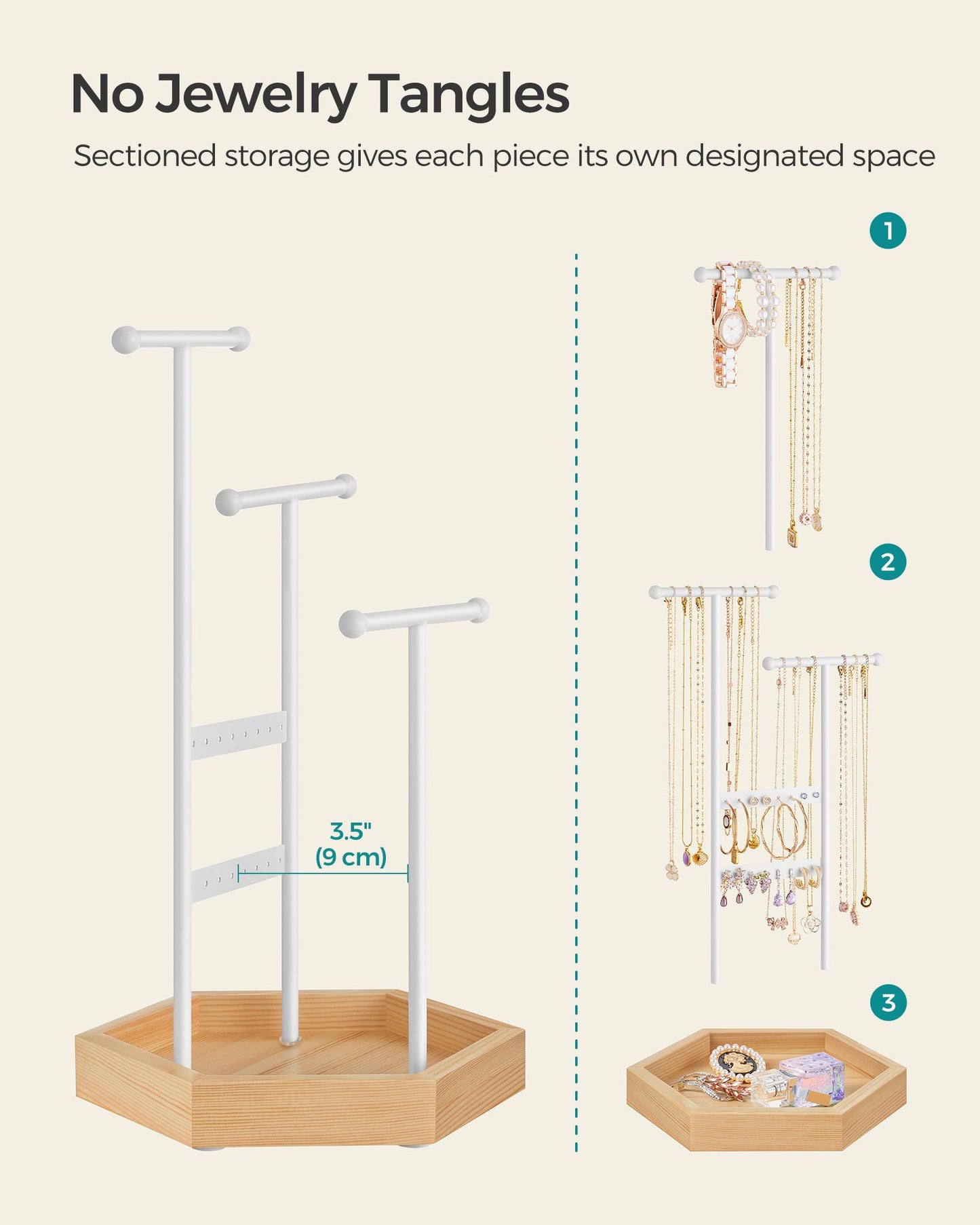 Jewelry Display Holder Stand