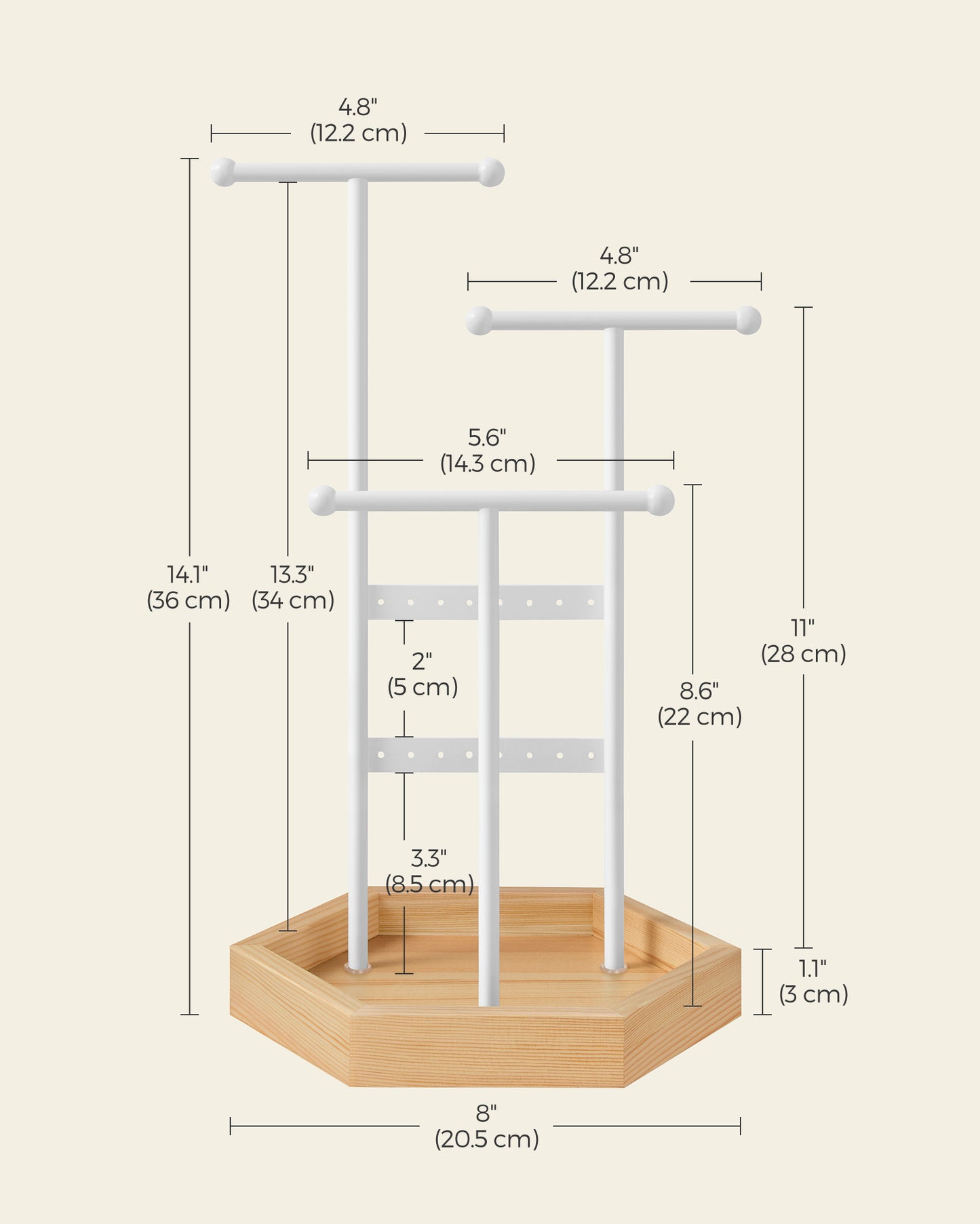 Jewelry Display Holder Stand