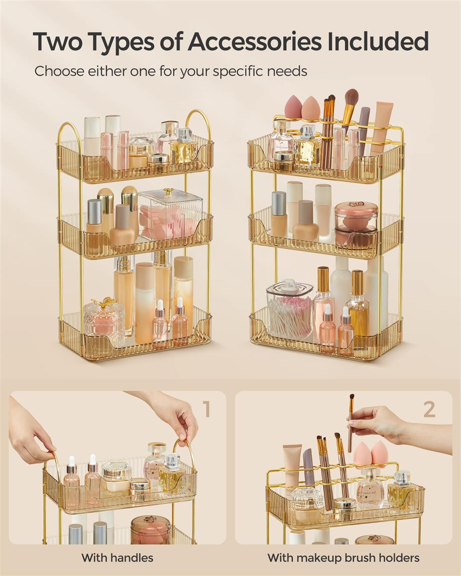 3-Tier Makeup Organizer - HWLEXTRA 