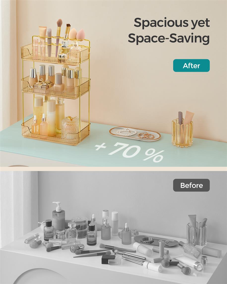 3-Tier Makeup Organizer - HWLEXTRA 