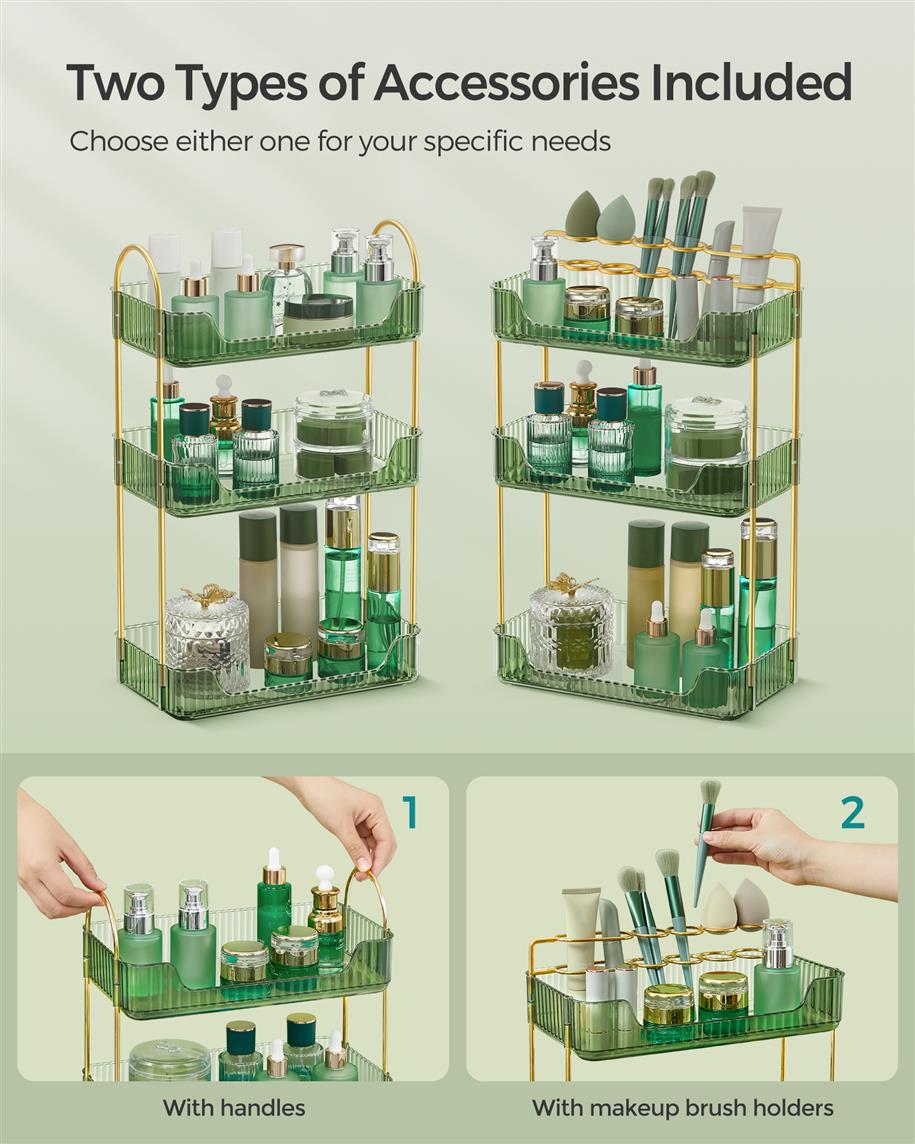 3-Tier Makeup Organizer - HWLEXTRA 