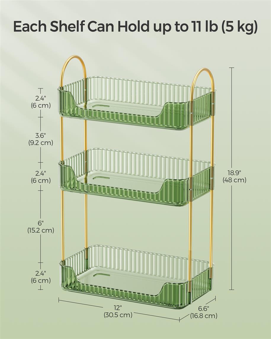 3-Tier Makeup Organizer - HWLEXTRA 