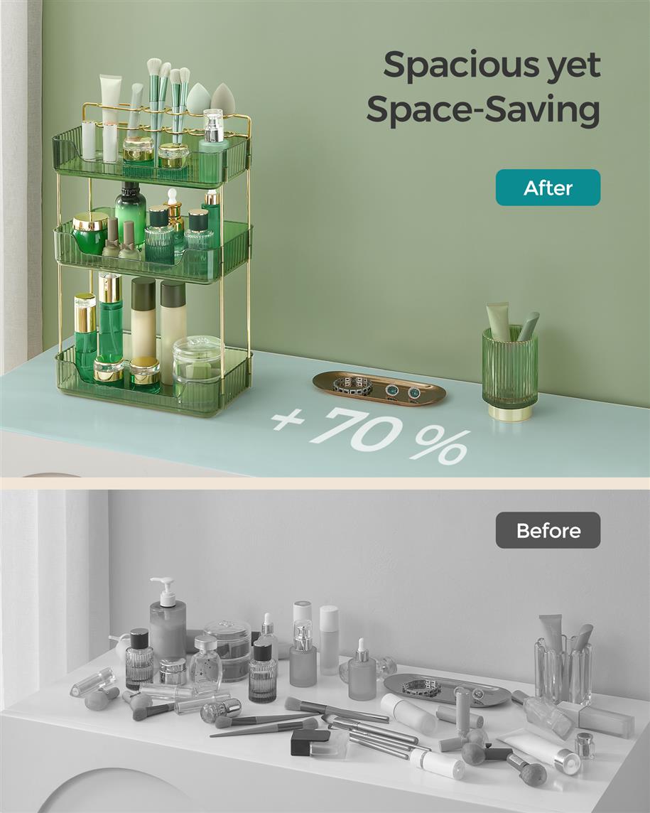 3-Tier Makeup Organizer - HWLEXTRA 