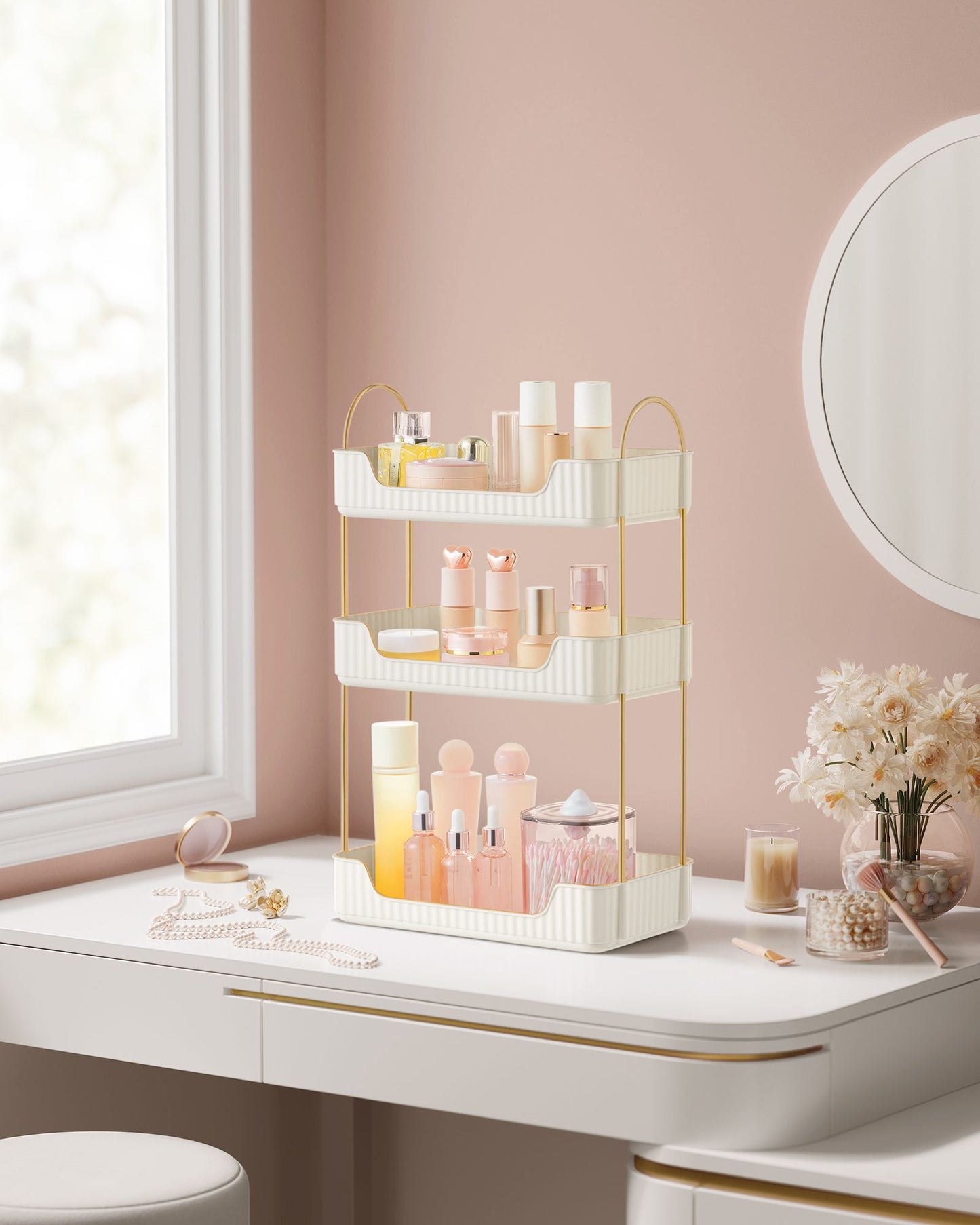 3-Tier Makeup Organizer - HWLEXTRA 