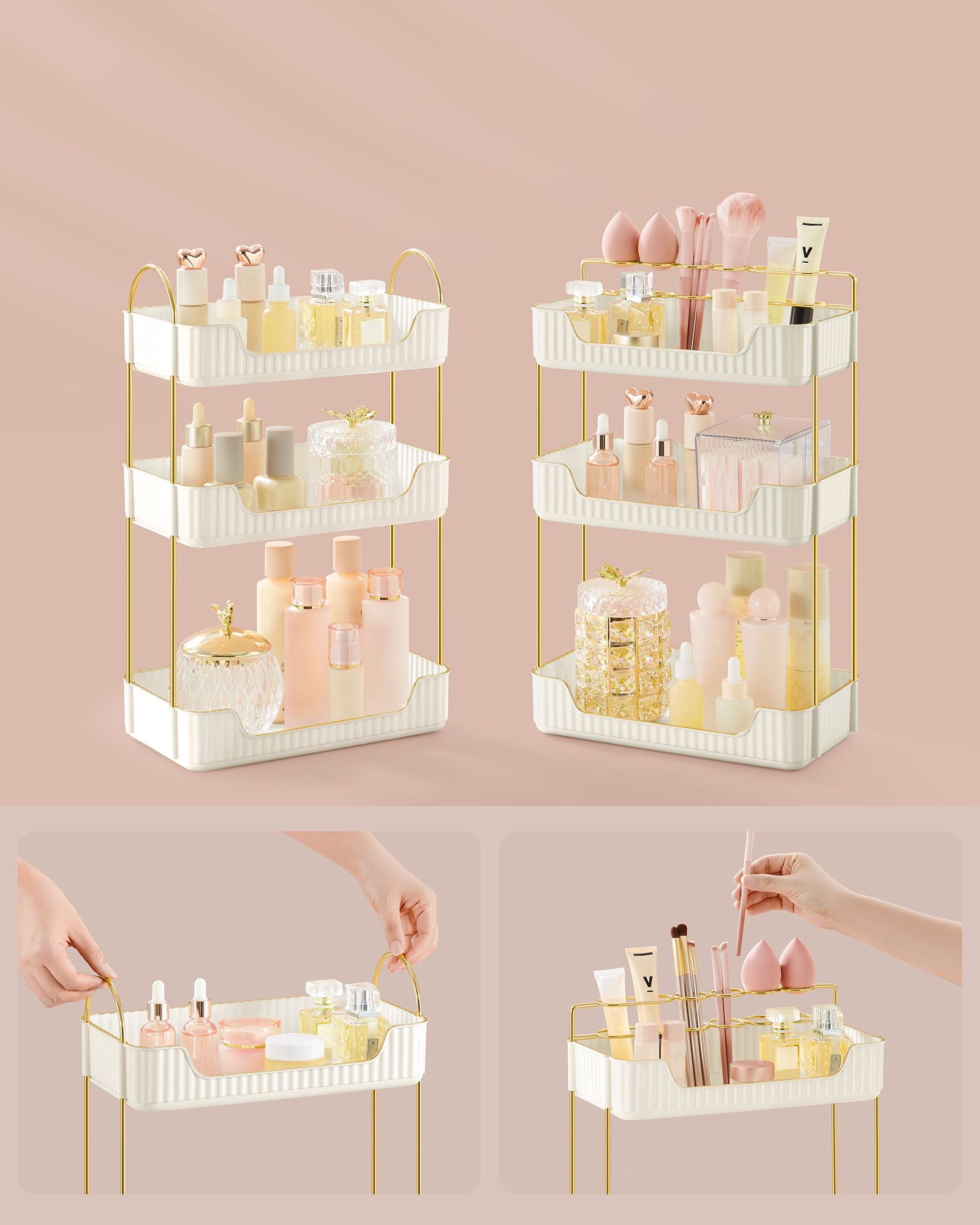 3-Tier Makeup Organizer - HWLEXTRA 
