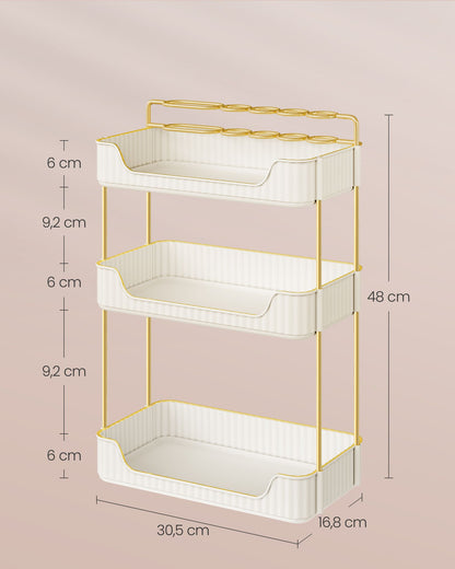 3-Tier Makeup Organizer - HWLEXTRA 