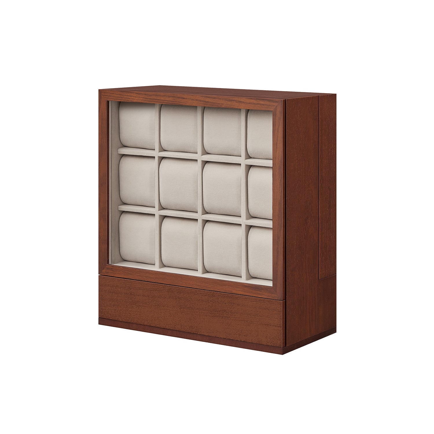 12-Slot Wooden Watch Box - HWLEXTRA 