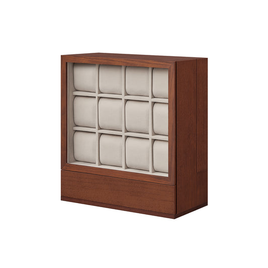12-Slot Wooden Watch Box - HWLEXTRA 