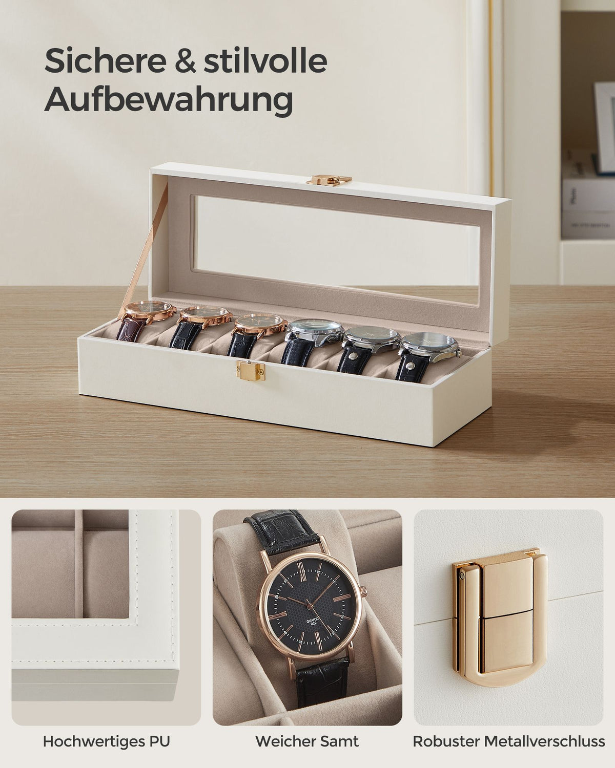 Watch Box with 6 Slots