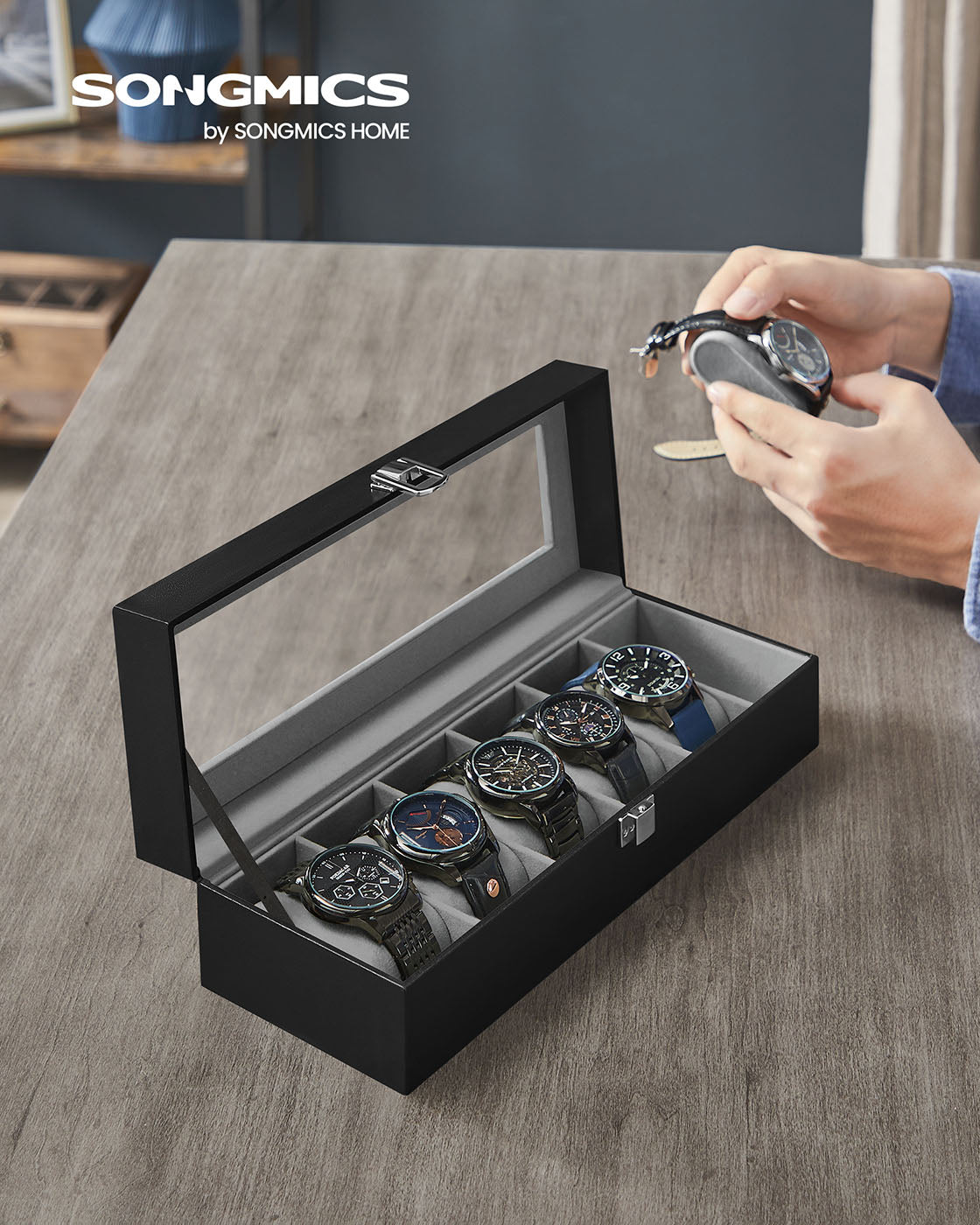 Velvet Lining Watch Box - image 3