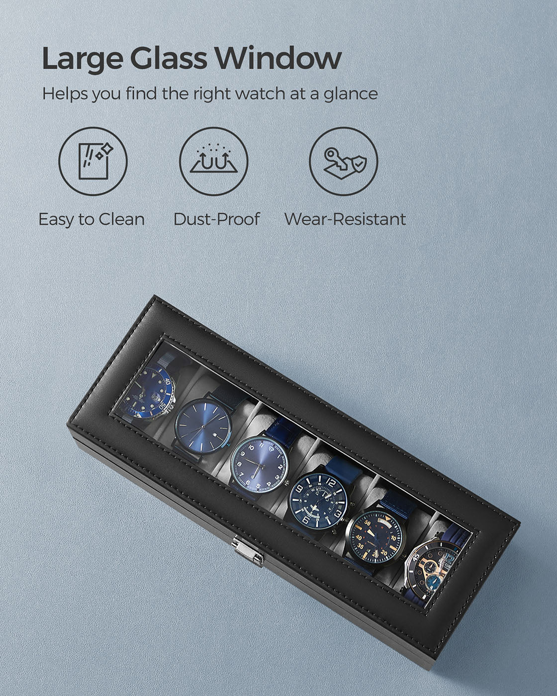 Velvet Lining Watch Box - image 5