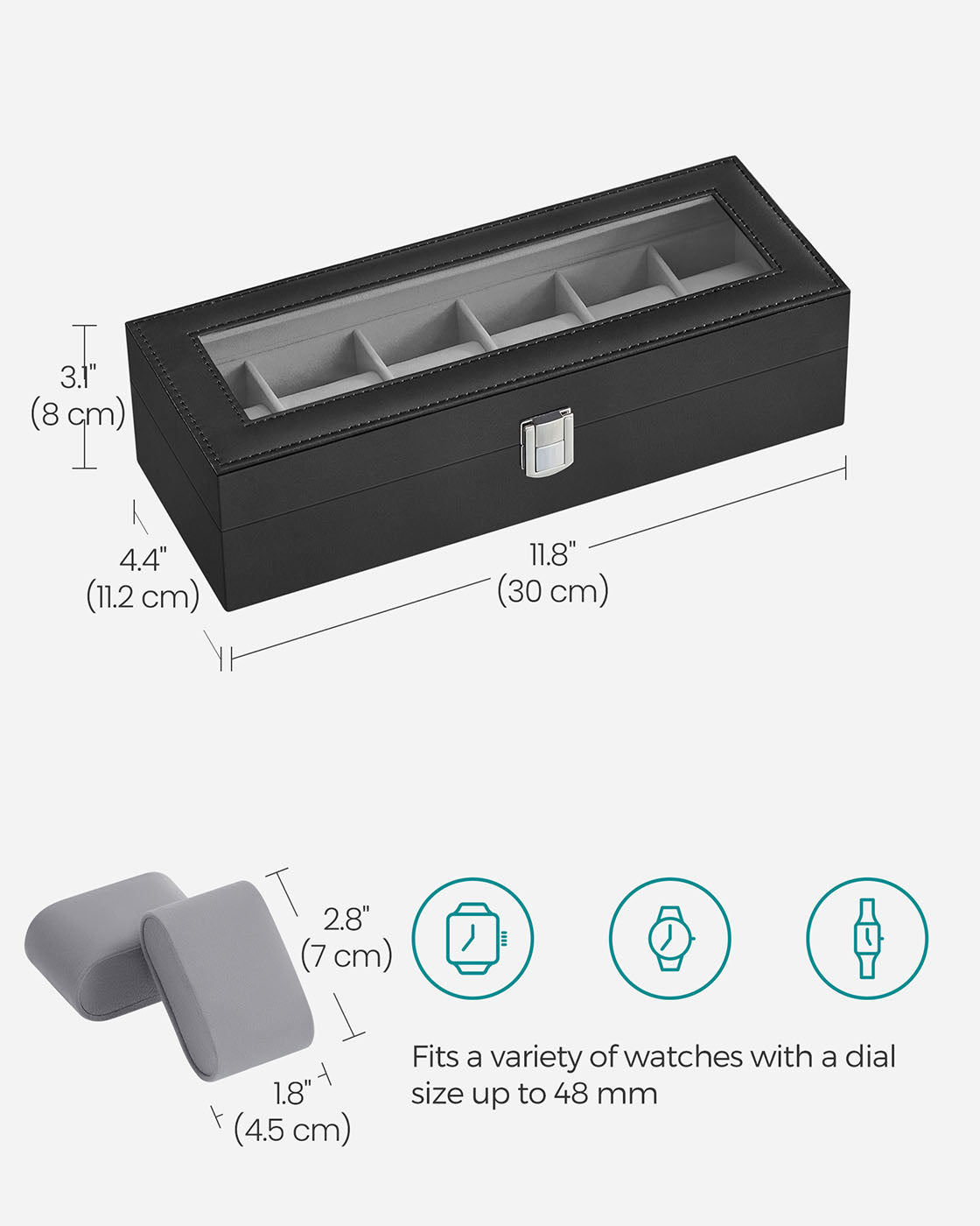 Velvet Lining Watch Box - image 7