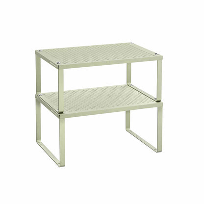 Set of 2 Stackable and Expandable Spice Racks