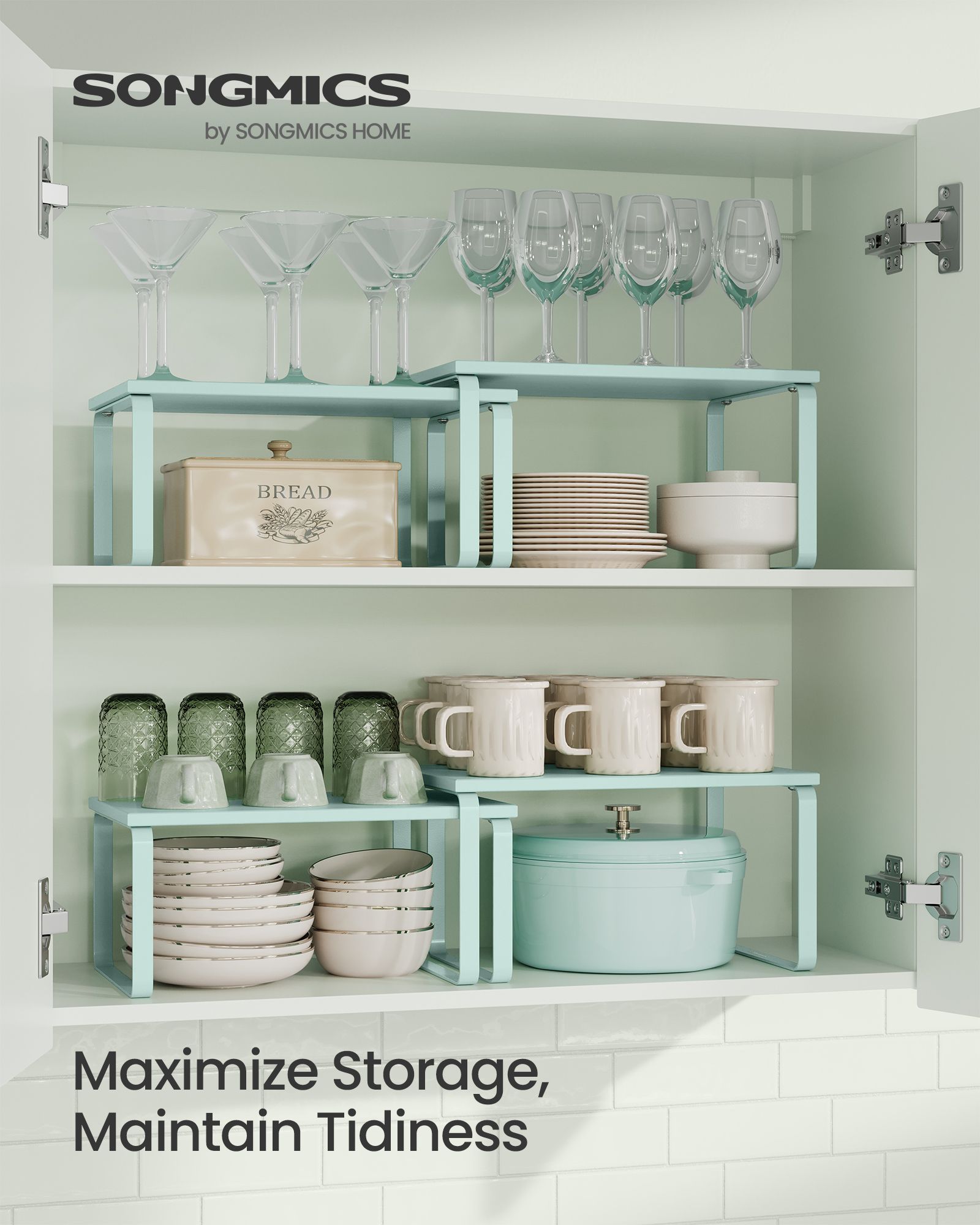 Cabinet Organizer Shelf, Set of 2 - image 2