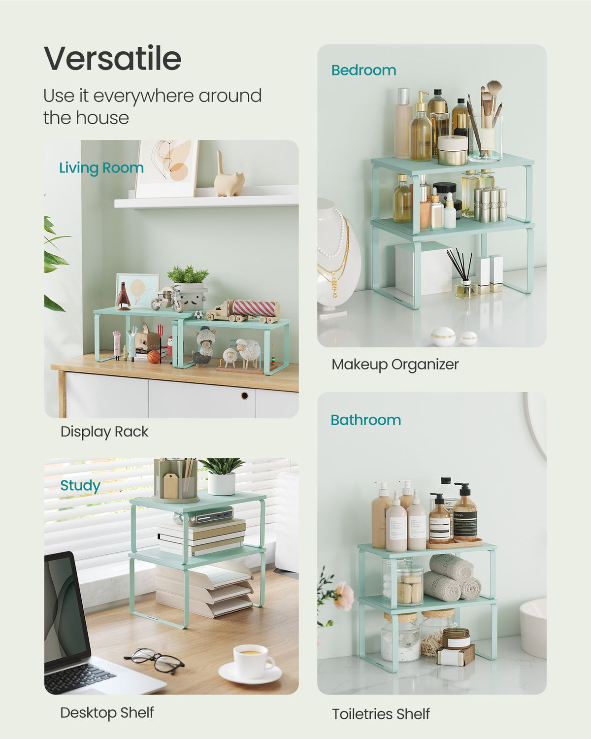 Cabinet Organizer Shelf, Set of 2 - image 5