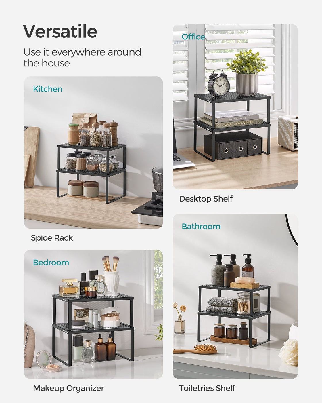 Set of 4 Metal Spice Rack - image 12
