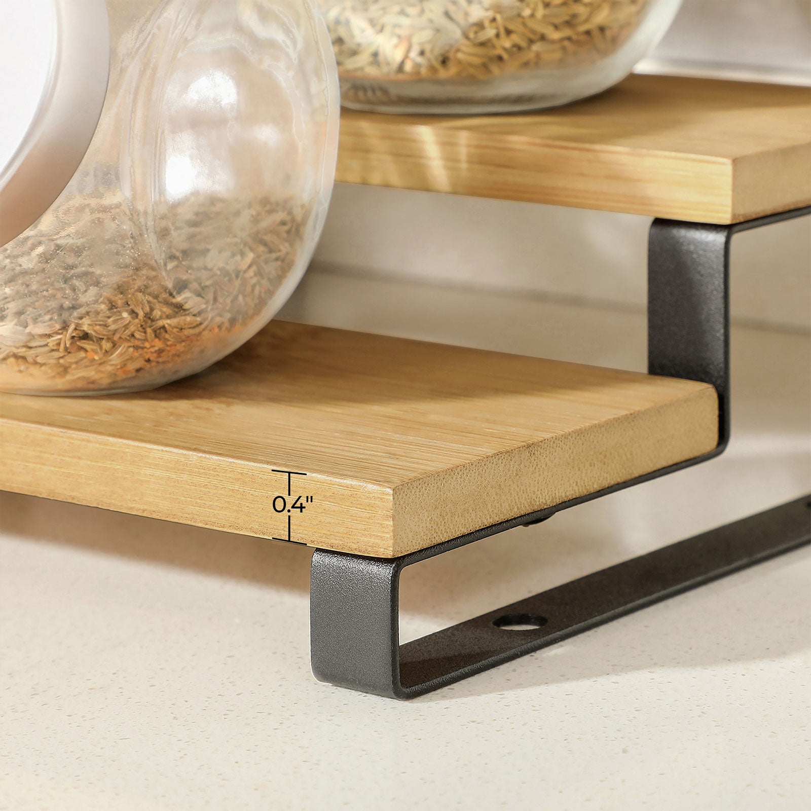 Spice Rack Natural and Black - image 5