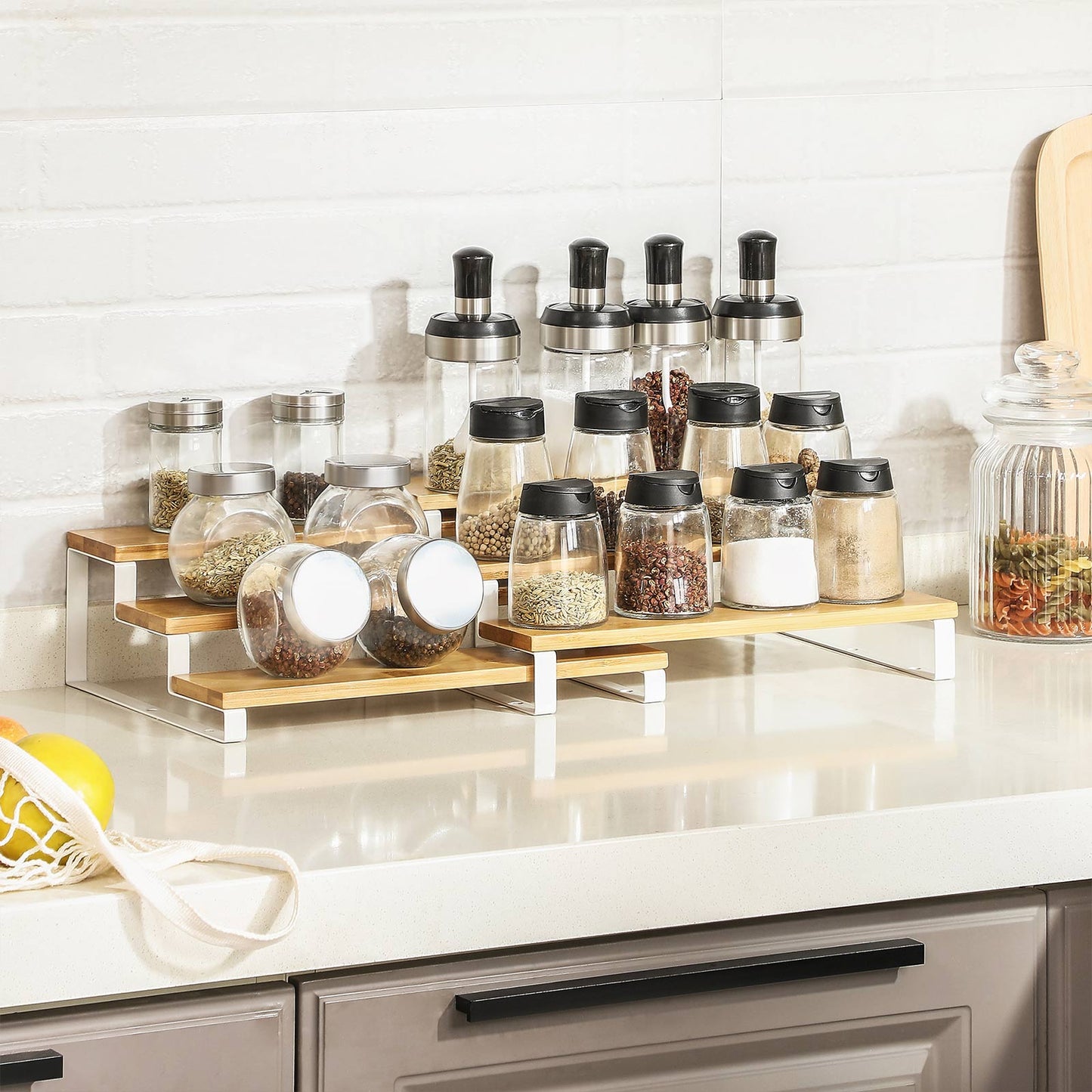 Spice Rack Natural and Black - image 12
