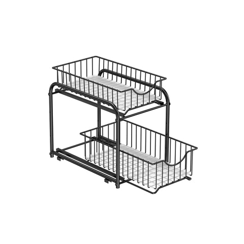 2-Tier Pull-Out Cabinet Organizer